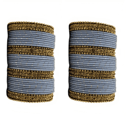 Oxidised Bangles Set