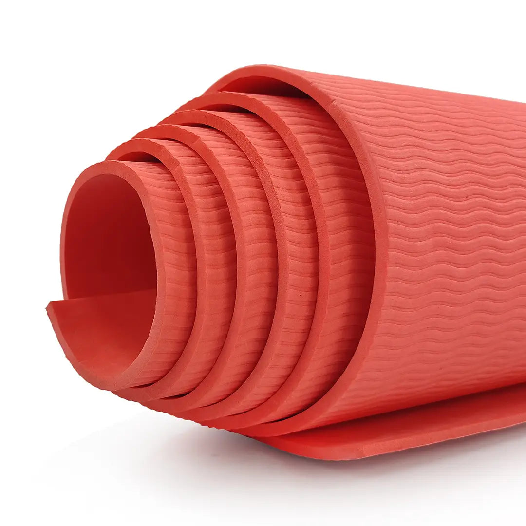 DecorSecrets Anti-Skid Yoga Mat for Men  Women, Exercise for Gym/Home Workout Fitness Green 6 mm Yoga Mat (Peach)