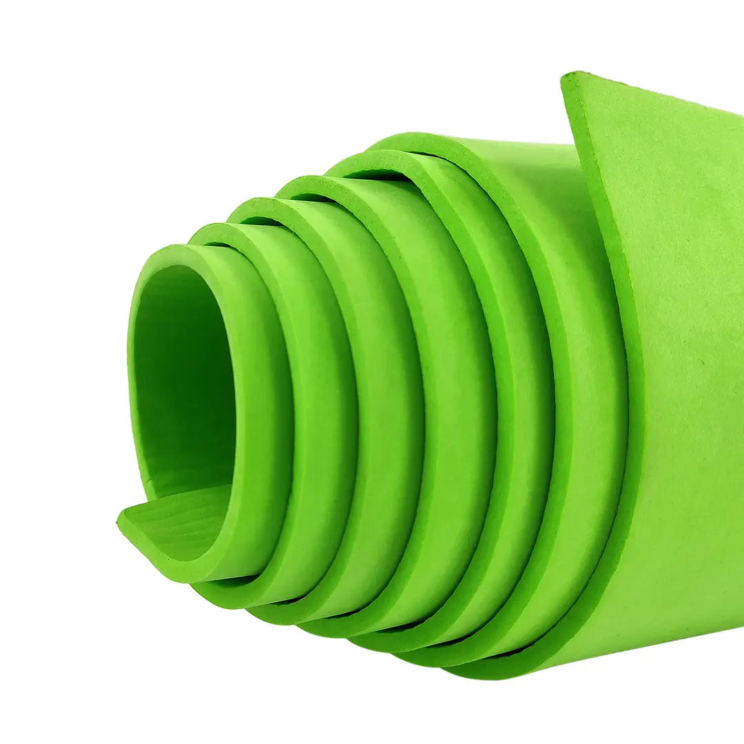 DecorSecrets Anti-Skid Yoga Mat for Men  Women, Exercise for Gym/Home Workout Fitness Green 6 mm Yoga Mat (Parrot Green)