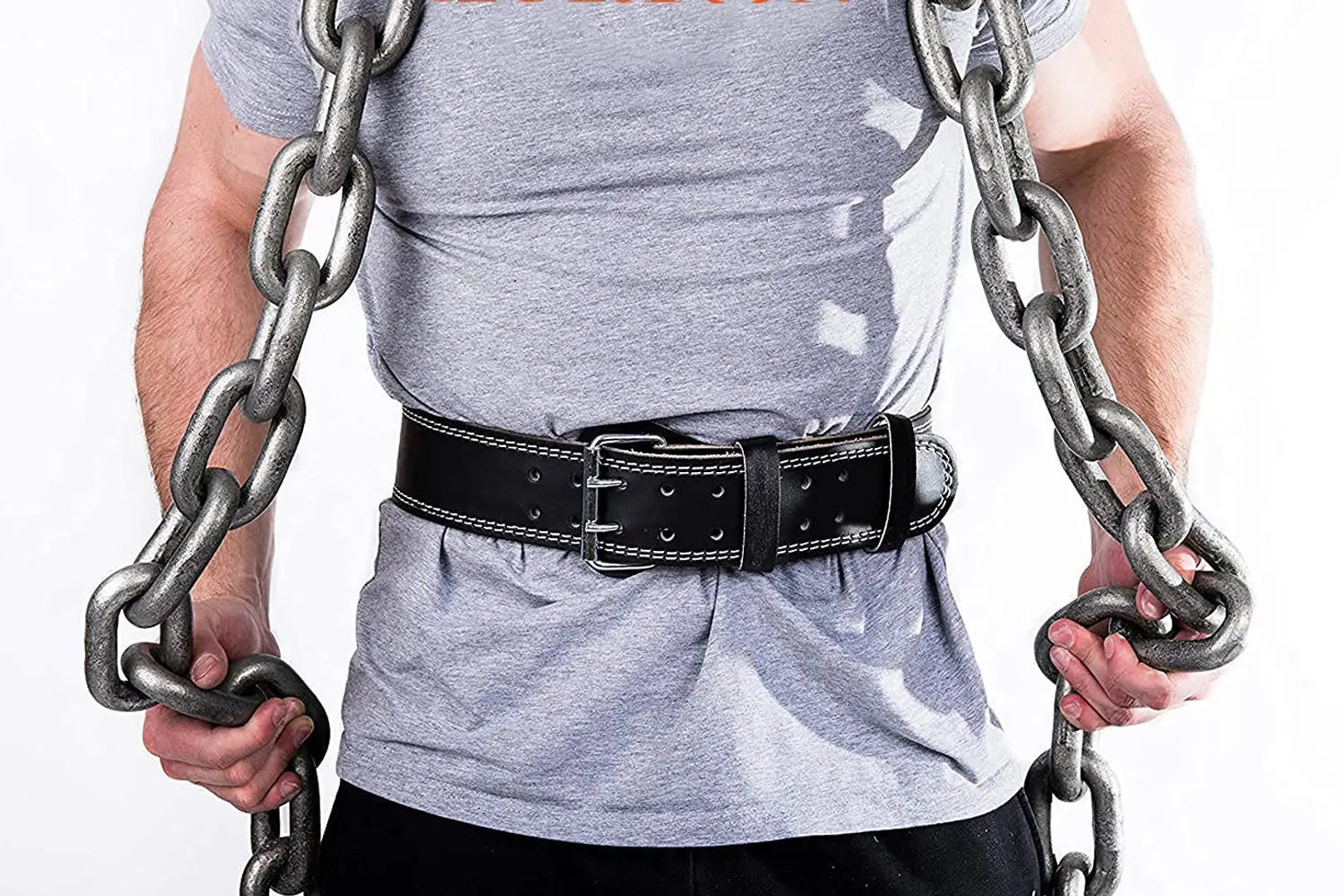 CORSO Small Genuine Leather Weight Lifting Gym Belt For Back Support for Heavy Lifting Belt