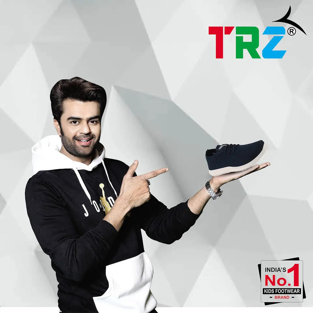 TRZ Women Sports Shoe(Color- NBLUE, Size- 37)