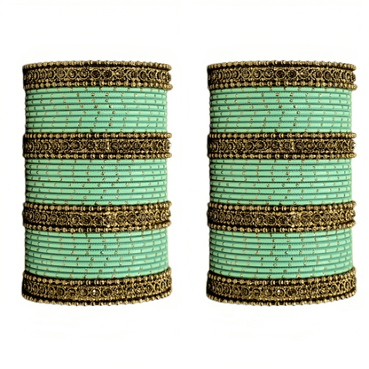 Oxidised Bangles Set