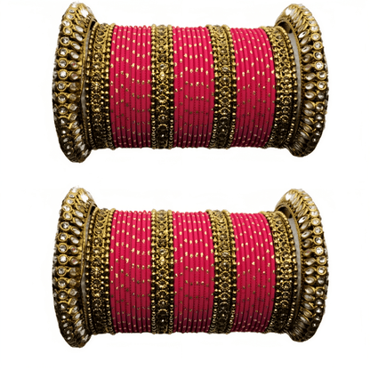 Oxidised Bangles Set