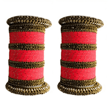 Oxidised Bangles Set