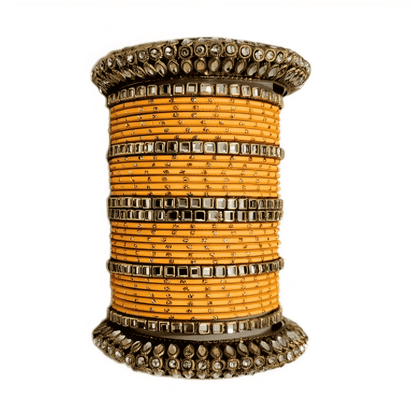 Oxidised Bangles set