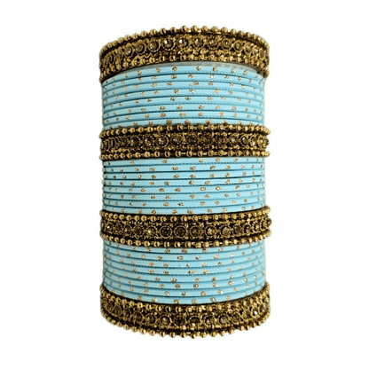 Oxidised Bangles Set