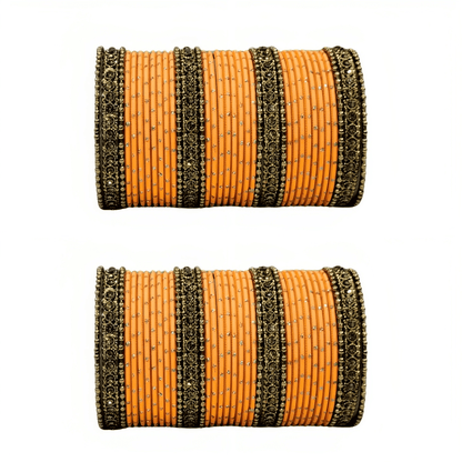 Oxidised Bangles Set