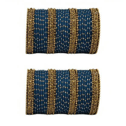 Oxidised Bangles Set