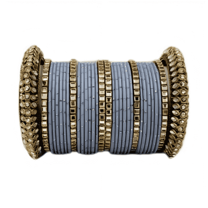 Oxidised Bangles set