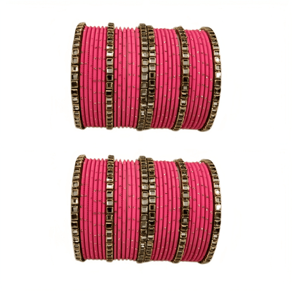 Oxidised Metal Bangle Sets