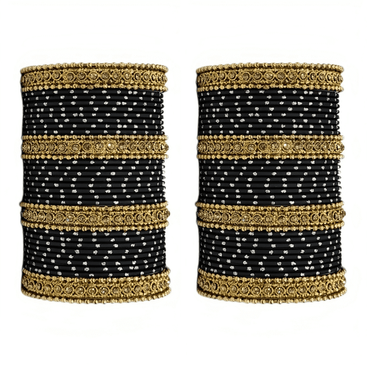 Oxidised Bangles Set
