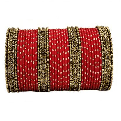 Oxidised Bangles Set