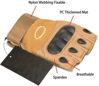 GymWar Weight Lifting Gym Gloves ? Rubber Padded Gloves for Men Women Workout | Weight Lifting Straps for Heavy Lifting Unisex (Free Size) (Brown)